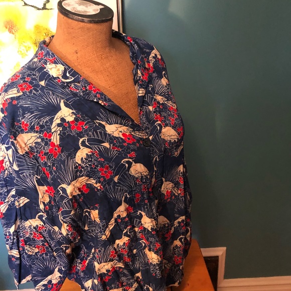 Zara Bird Print Short - Picture 2 of 5